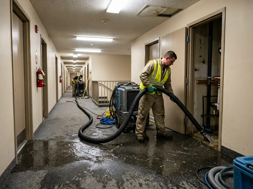 multi-unit-apartment-hallway-f-005 — frequently asked questions, Emergency Burst Pipe Water Extraction & Removal in Monte Vi…